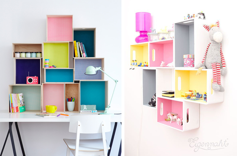 diy shelves for kids room