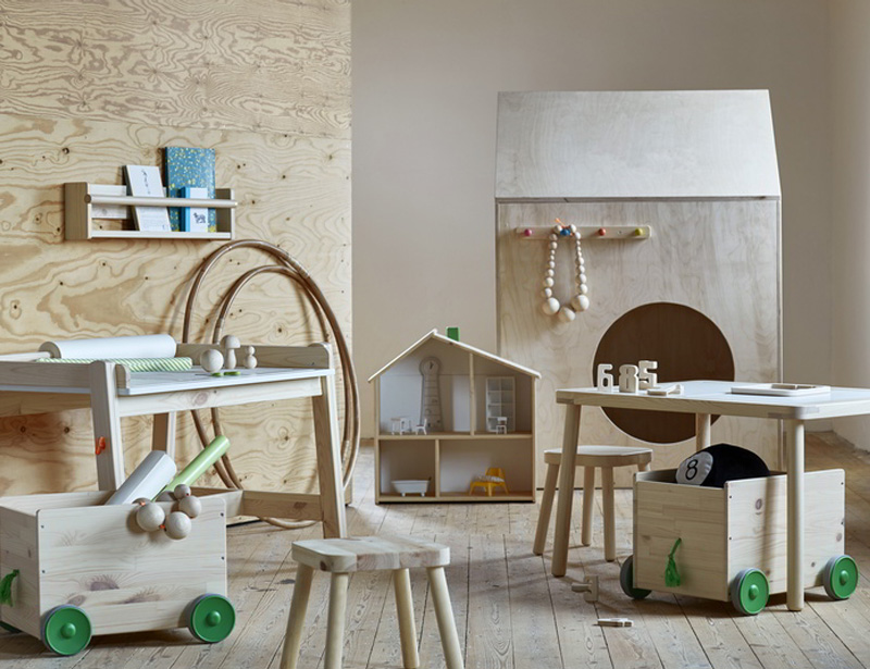 Natural Wood Kids Furniture in Kids' Rooms - by Kids Interiors
