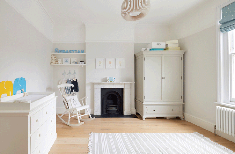 Sebastian's Light and Airy Nursery with Accents - Kids Interiors