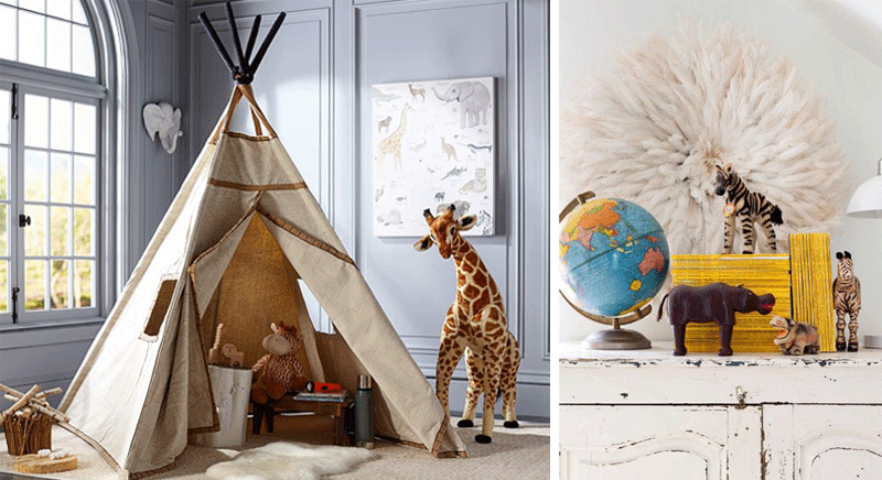 Safari Chic Kids Rooms By Kids Interiors