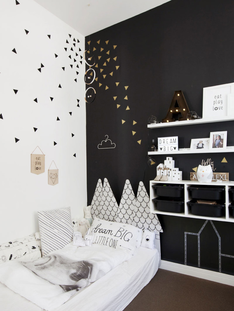 Black in Kid's rooms - nursery, play and childrens rooms