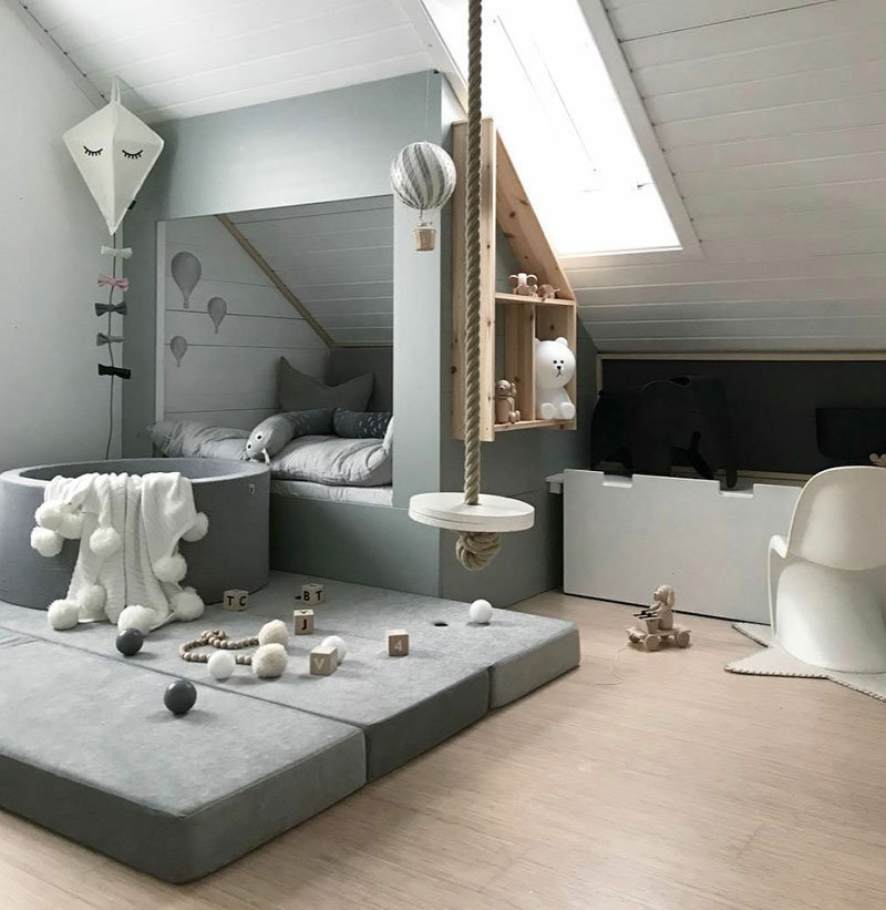 How to Create a Stylish Attic Kid's Room