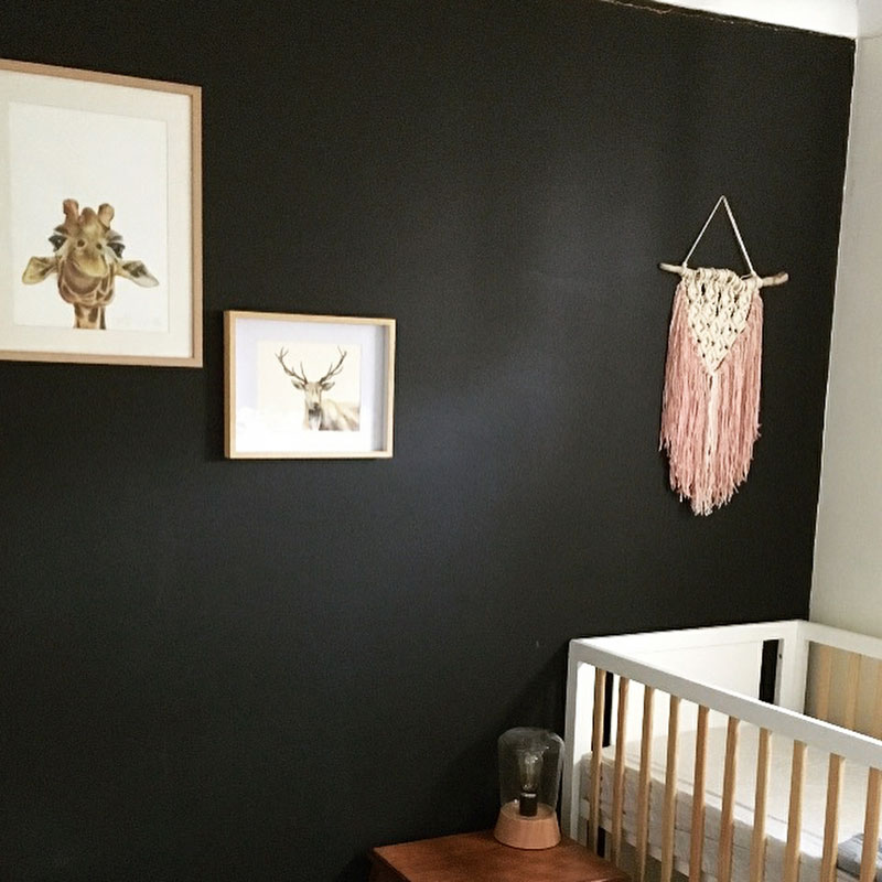 macrame nursery wall hanging