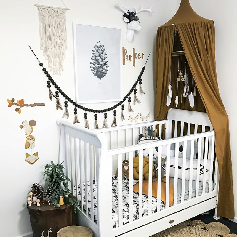 boho baby nursery decor