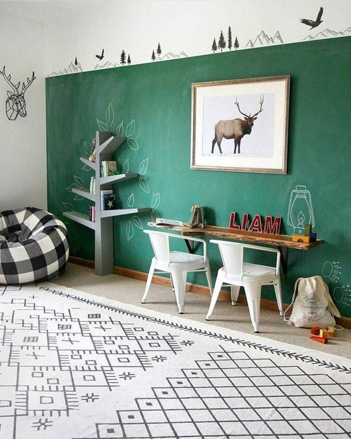 Kids' Rooms with Chalkboard Walls - by Kids Interiors