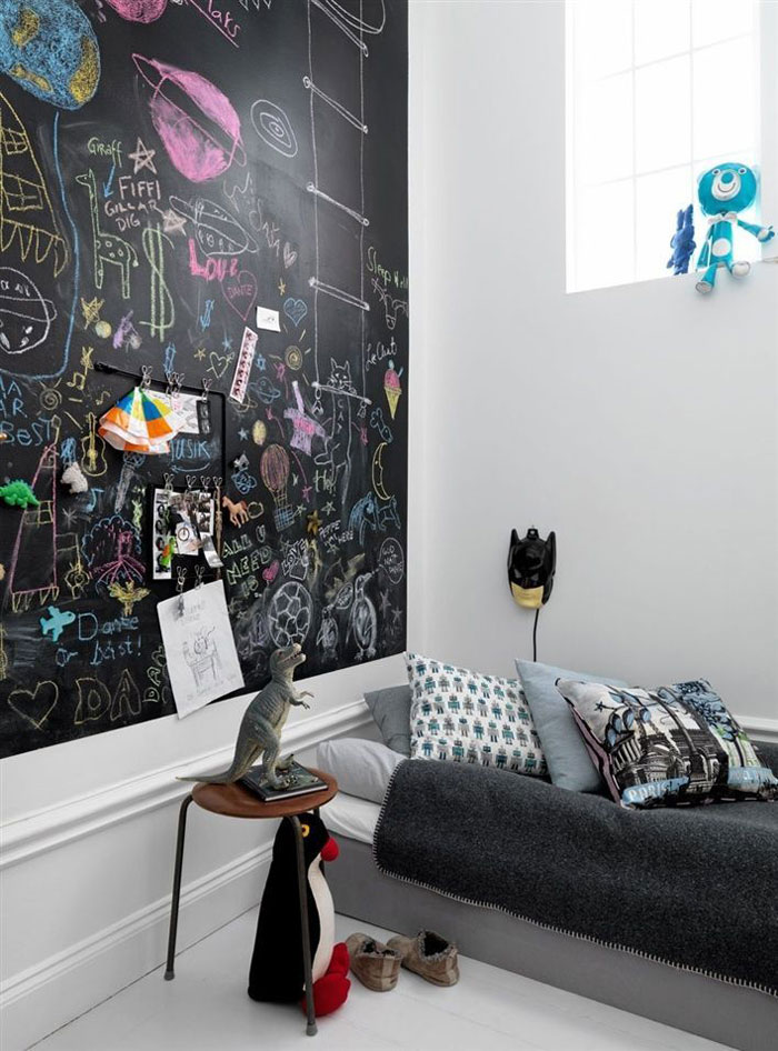 35 Bedrooms That Revel in the Beauty of Chalkboard Paint