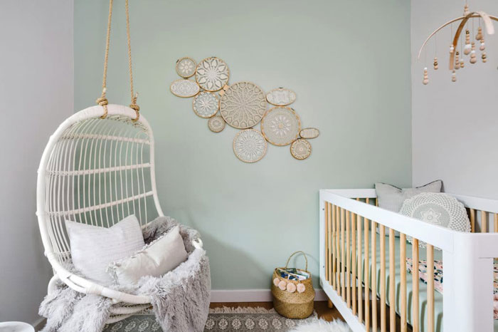 mint green nursery decor